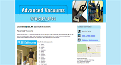 Desktop Screenshot of advancedvacuumsgr.com